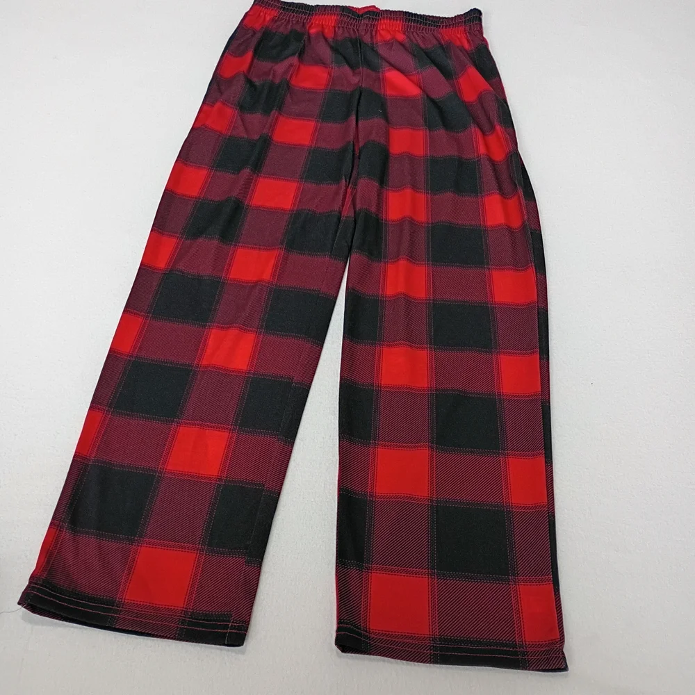 Cat & Jack NEWTeen Sz 14 Black and Red Dinosaur Cookie Pajama Set